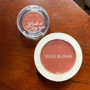 Eye shadow and blush combo